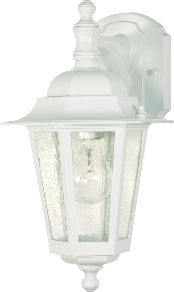 Cornerstone - 1 Light - 13" - Wall Lantern - Arm Down with Clear Seed Glass; Color retail
