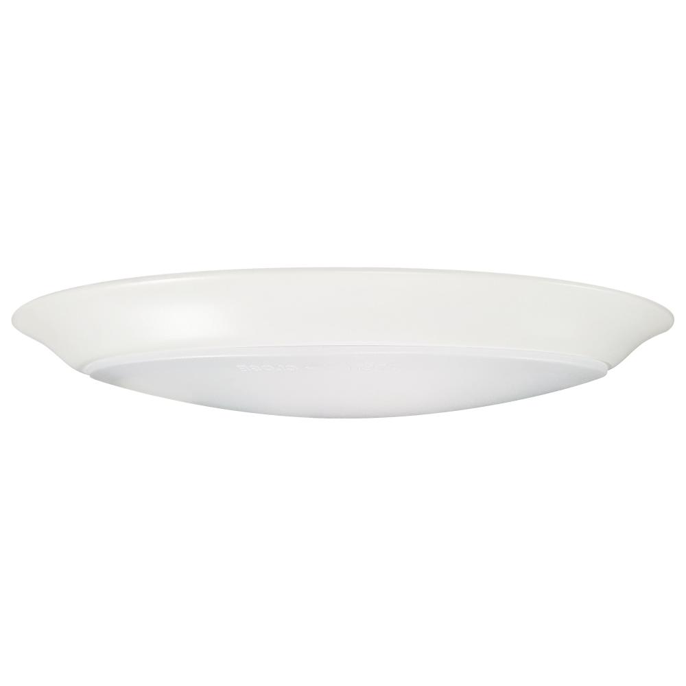 10 inch; LED Disk Light; 3000K; 6 Unit Contractor Pack; White Finish