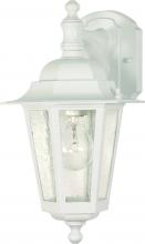 Nuvo 60/3473 - Cornerstone - 1 Light - 13" - Wall Lantern - Arm Down with Clear Seed Glass; Color retail