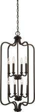 Nuvo 60/5972 - Willow - 8 Light Cage Pendant - Forest Bronze Finish