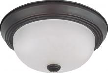 Nuvo 60/6010 - 2 Light 11" Flush Mount with Frosted White Glass; Color retail packaging