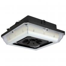 Nuvo 65/636 - Square LED; Wide Beam Angle Canopy Light; 3K/4K/5K CCT Selectable; 20W/30W/45W Wattage Selectable;