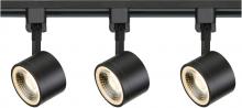 Nuvo TK404 - LED Track Kit - 12 Watt LED - 3000K - 4 foot Track - 36 degree - Round Shape - Black Finish