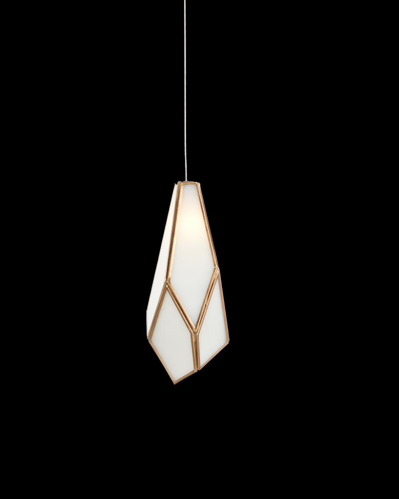 Glace White 1-Light Round Multi-Drop Pendant