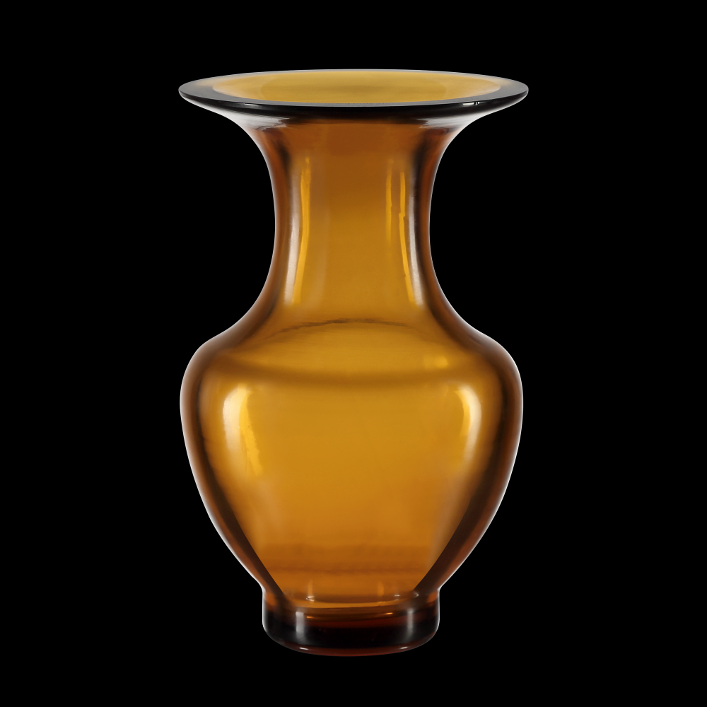 Amber & Gold Peking Vase