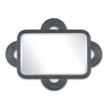 Currey 1000-0126 - Santos Vintage Navy Rectangular Mirror