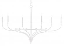 Currey 9000-0495 - Cyrilly White Chandelier